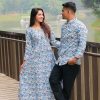 Shirt and Gown Couple Dress