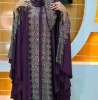 Dubai Cherry Bourka with Hijab