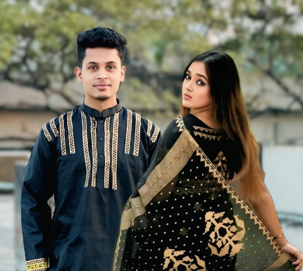 Couple Saree