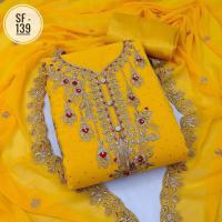 Embroidary Georjet Three Piece
