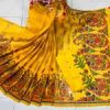 Half Silk Sharee and Cotton Panjabi Couple Set