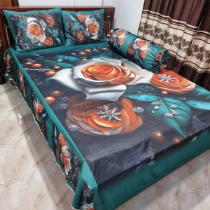 3D Bedsheet Four Piece Set