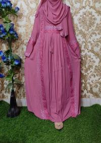 Embroidery Bourka with Hijab
